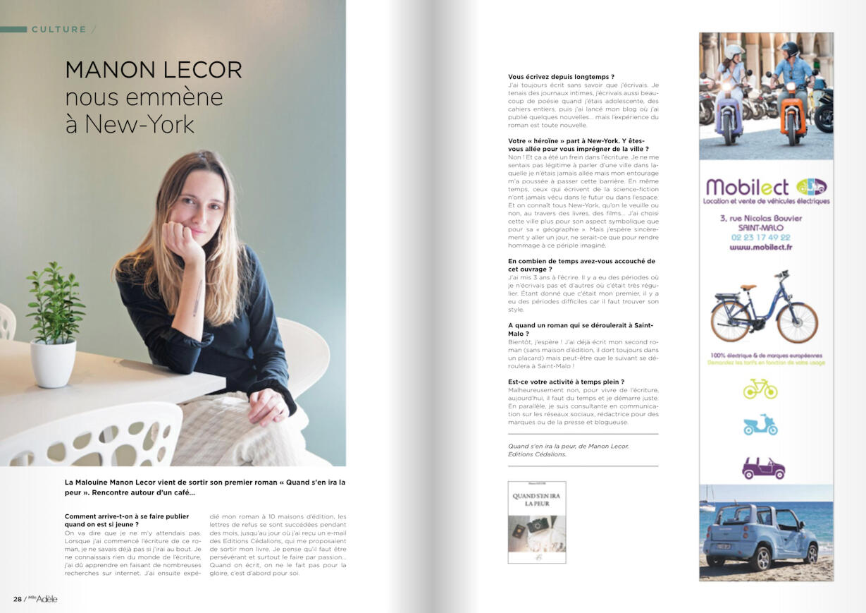 Magazine Melle Adèle Manon Lecor Magazine Melle Adèle Manon Lecor